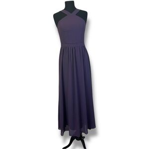 Lulu's Dusty Purple Air Of Romance Maxi  Dress M
